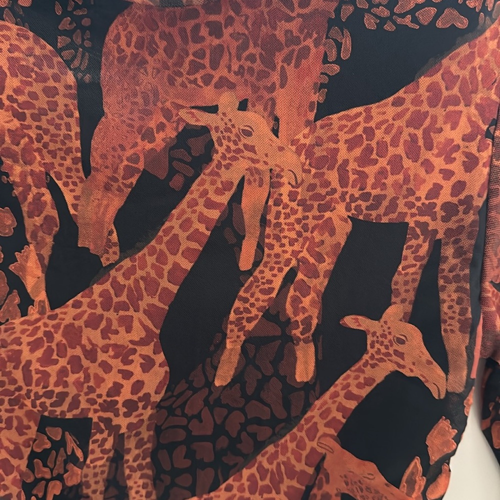 Farm Rio giraffe blouse - Picture 3 of 7